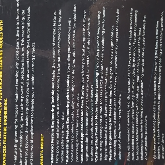 Feature Engineering For Modern Machine Learning with Scikit-learn Book 2 - Picture 3 of 7